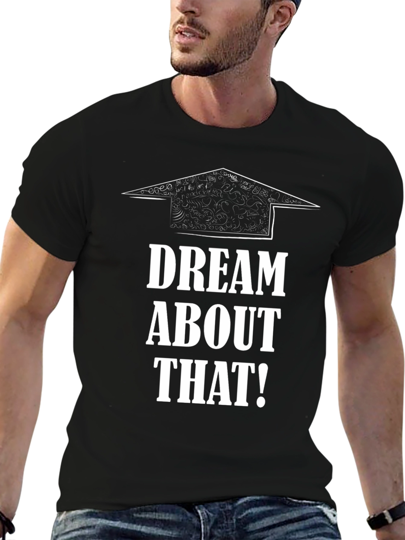 Dream About That Black Graphic Tee