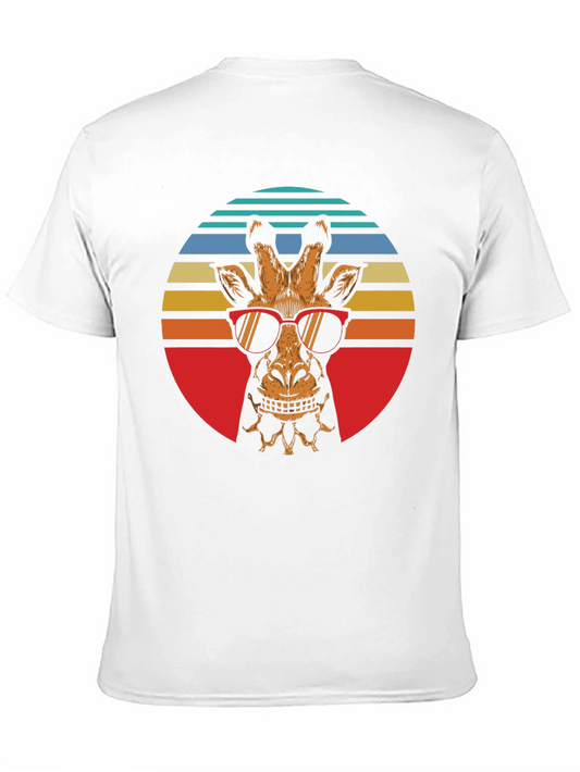 Cool Giraffe Retro Graphic Tee
