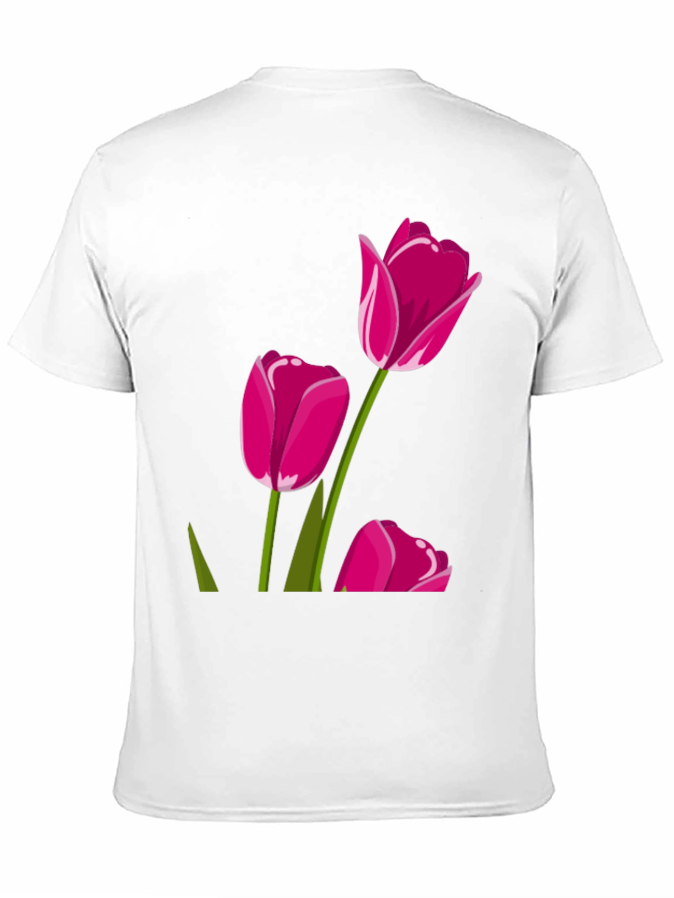 Tulip Graphic Tee - Stylish Floral Design