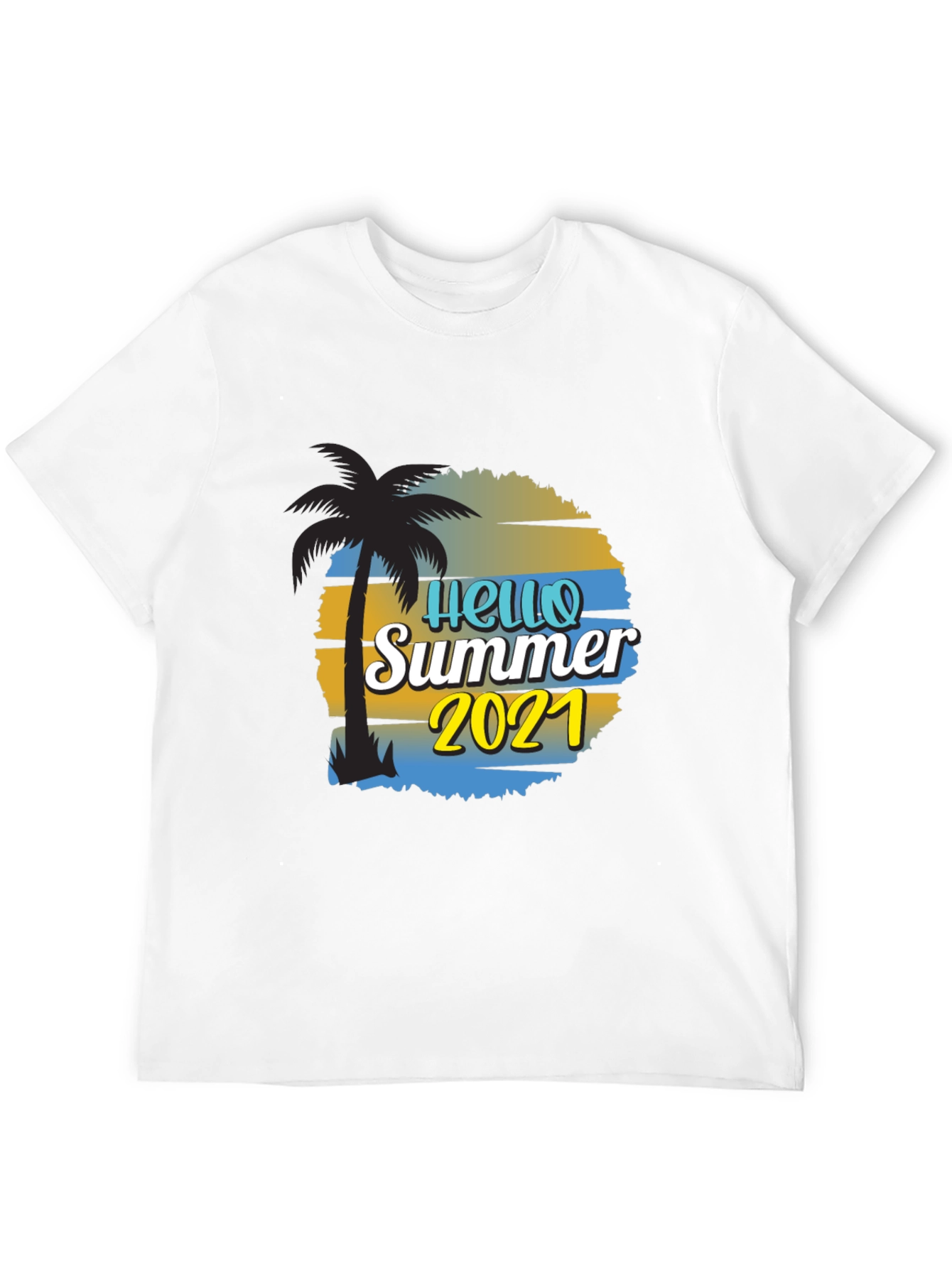 Hello Summer 2021 Black T-Shirt