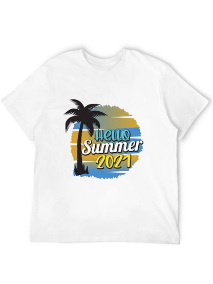 Hello Summer 2021 Black T-Shirt