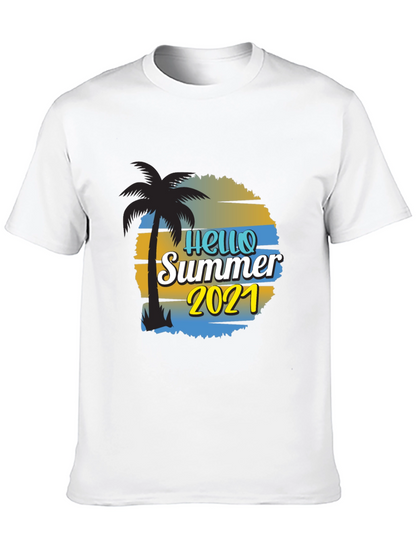 Hello Summer 2021 Black T-Shirt