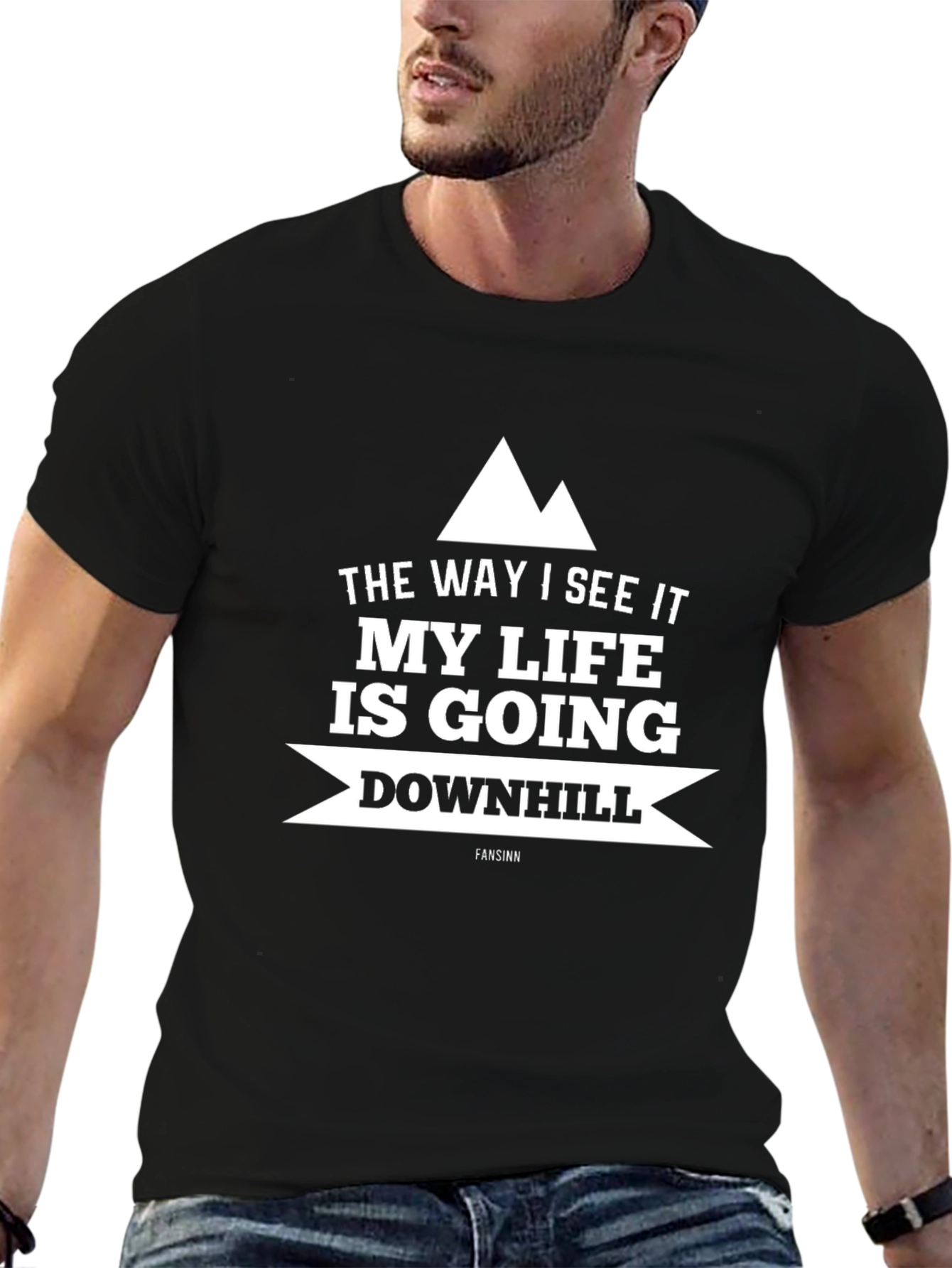 Funny Life is Going Downhill T-Shirt