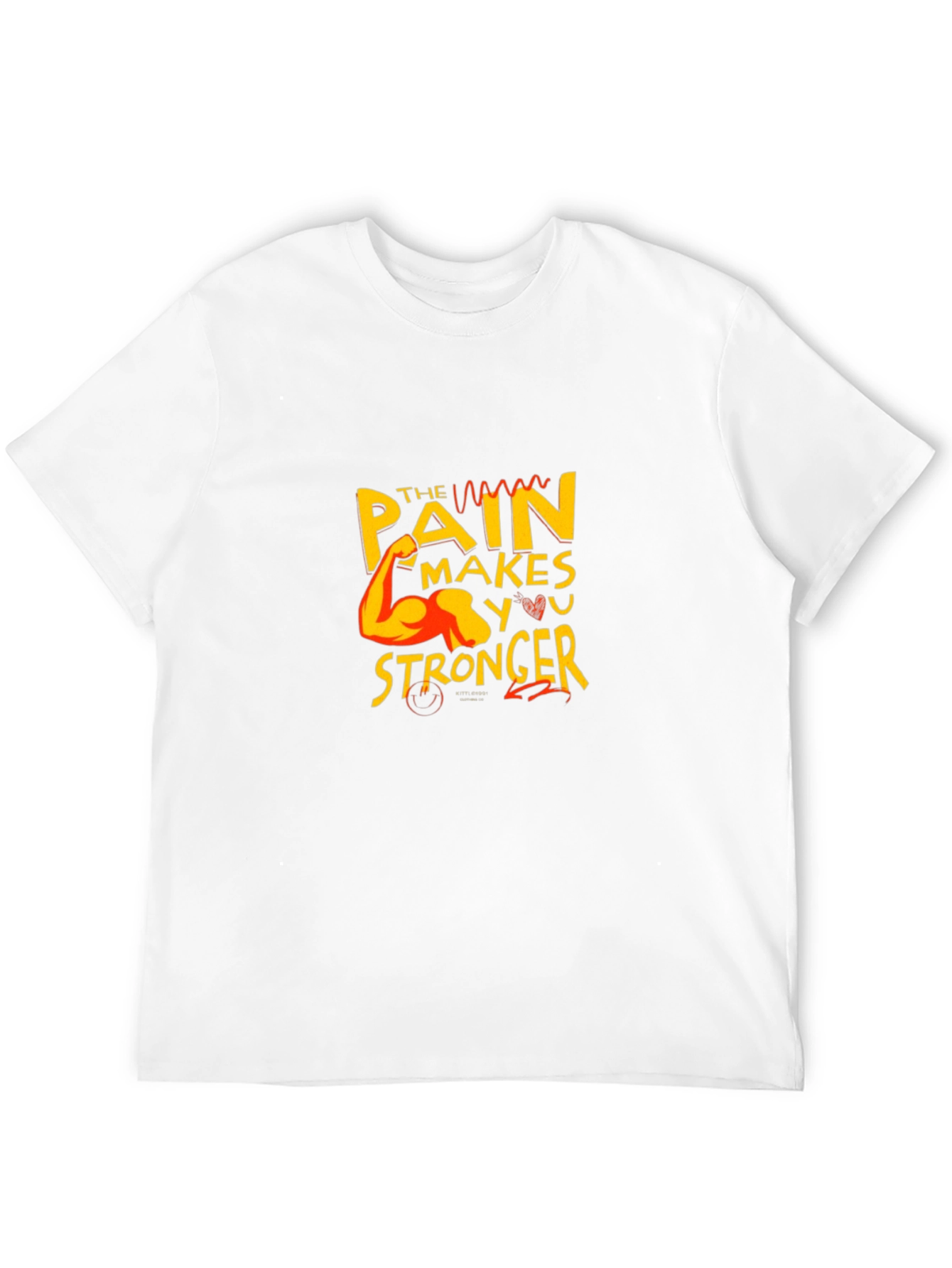 Motivational Graphic Tee: Pain Makes You Stronger