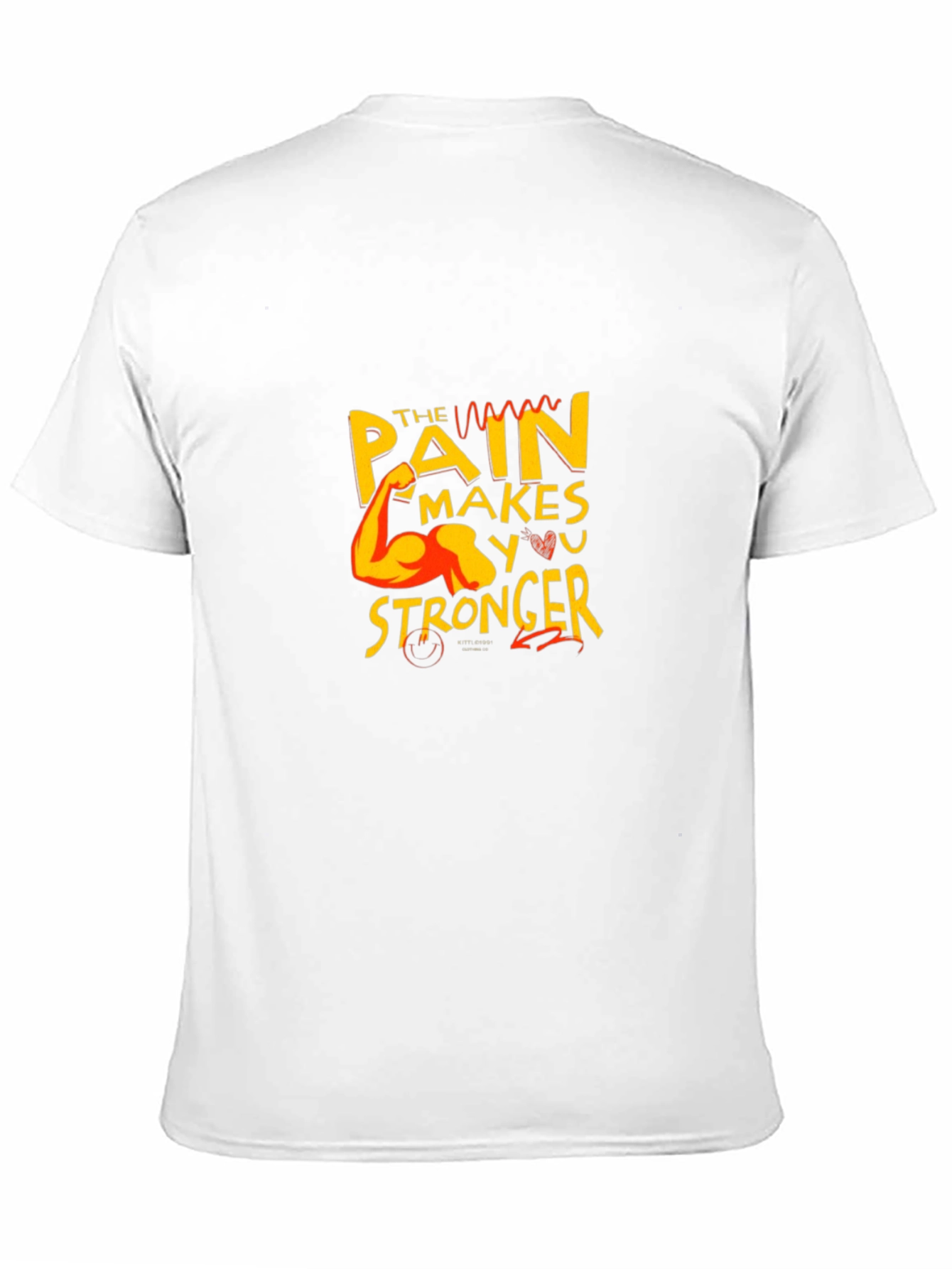 Motivational Graphic Tee: Pain Makes You Stronger