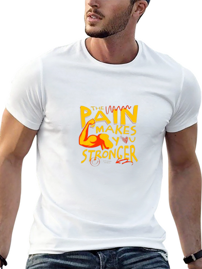 Motivational Graphic Tee: Pain Makes You Stronger