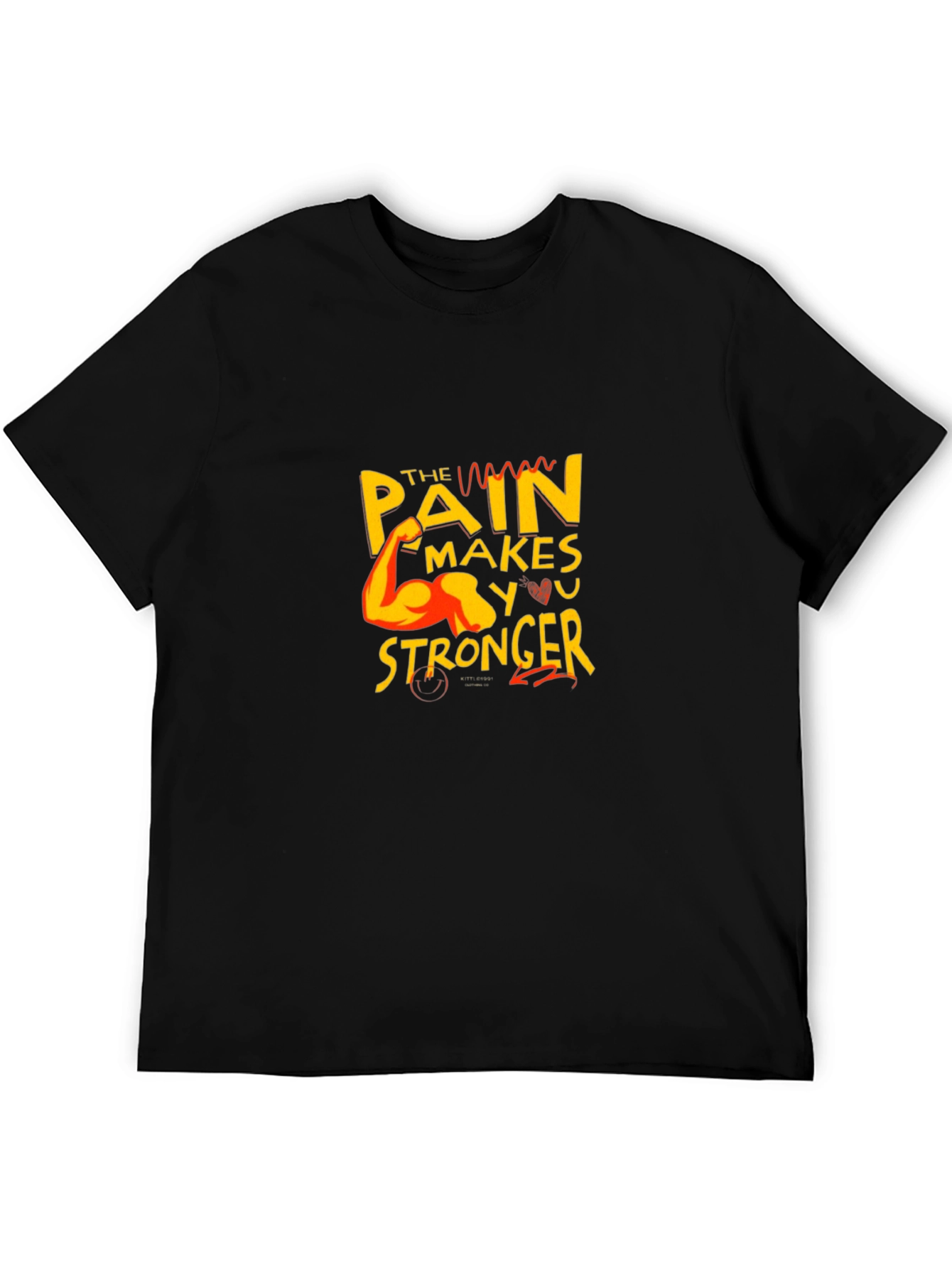 Motivational Graphic Tee: Pain Makes You Stronger