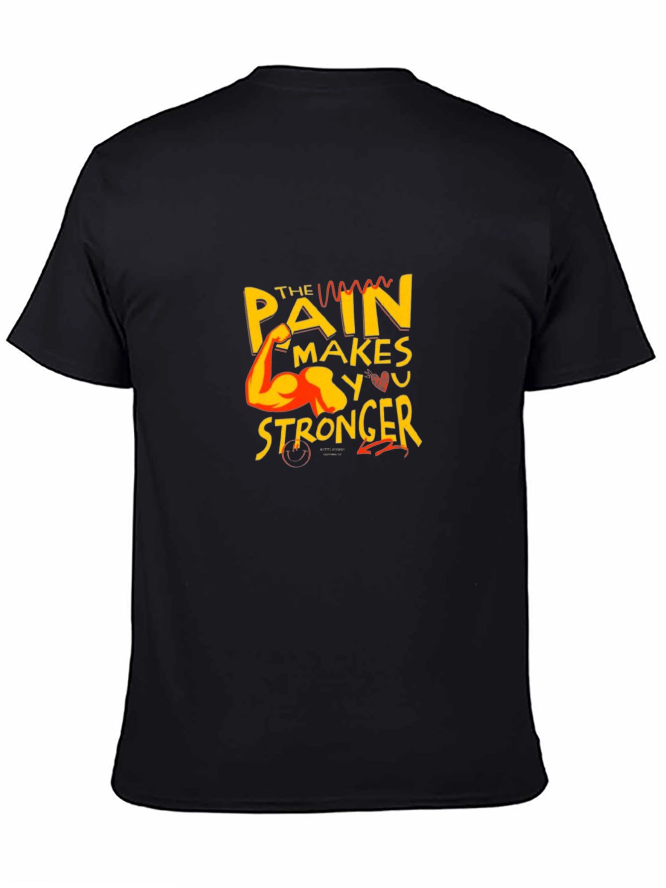 Motivational Graphic Tee: Pain Makes You Stronger
