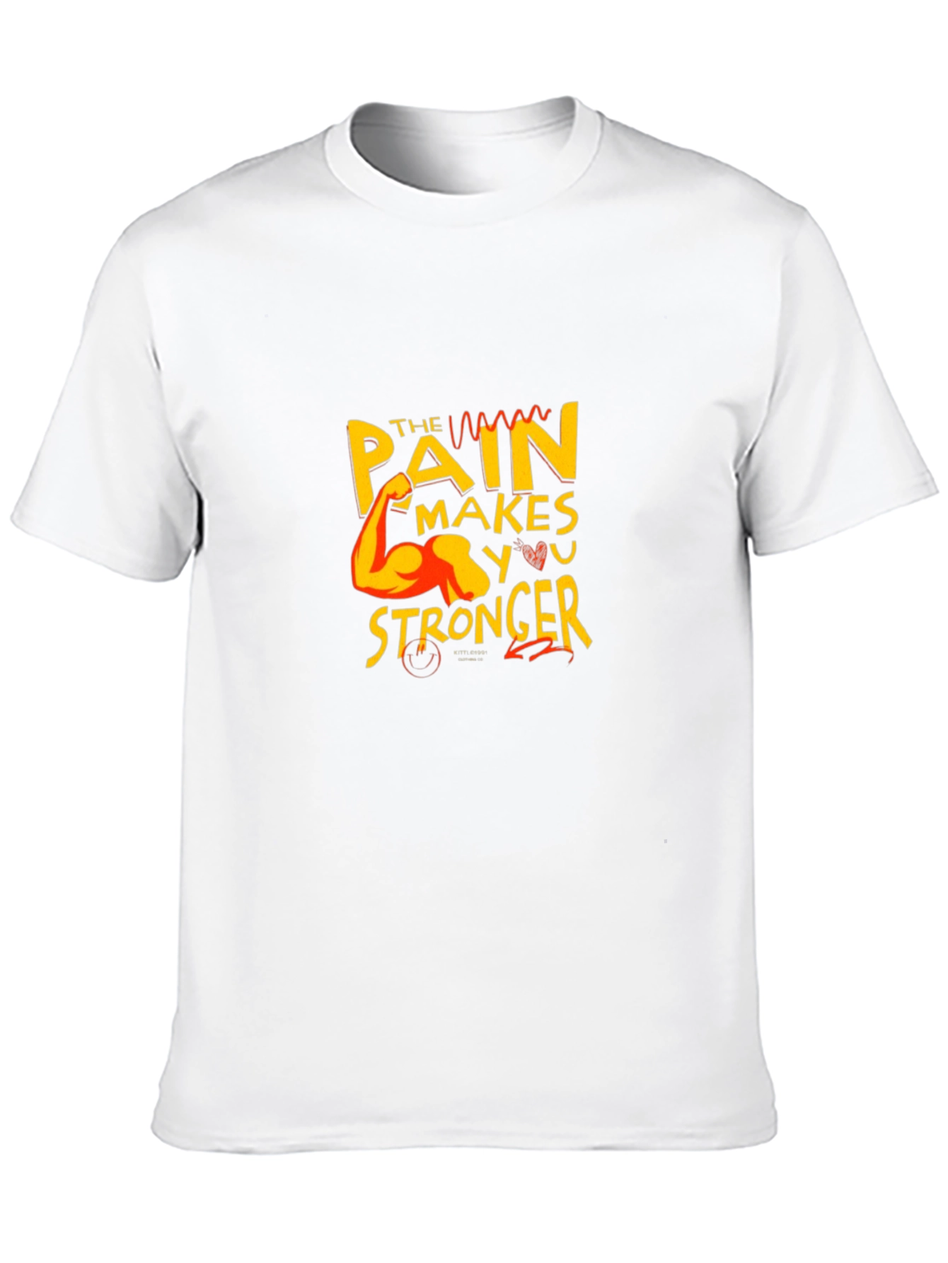 Motivational Graphic Tee: Pain Makes You Stronger