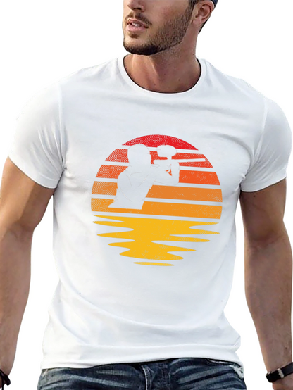 Paintball Sunset Graphic Tee - Black
