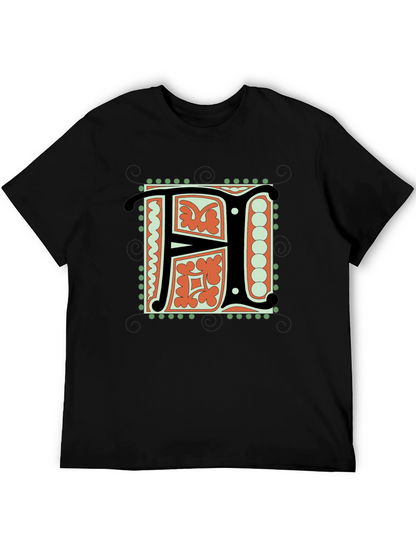 Illuminated Initial F T-Shirt