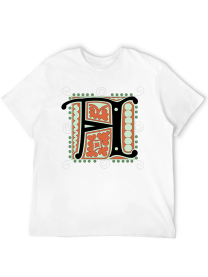 Illuminated Initial F T-Shirt