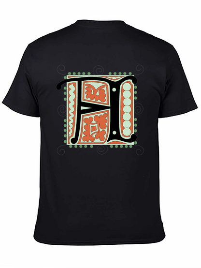 Illuminated Initial F T-Shirt