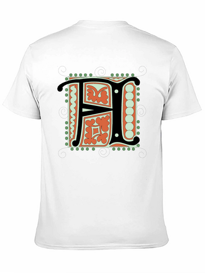 Illuminated Initial F T-Shirt