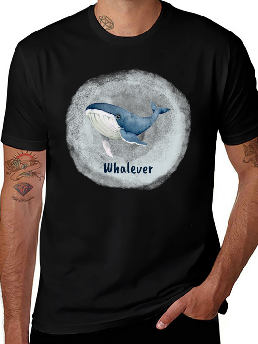 Whalever T-Shirt - Funny Whale Graphic Tee