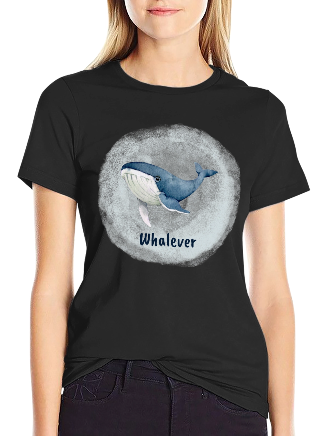 Whalever T-Shirt - Funny Whale Graphic Tee
