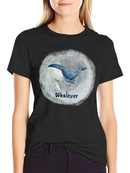 Whalever T-Shirt - Funny Whale Graphic Tee