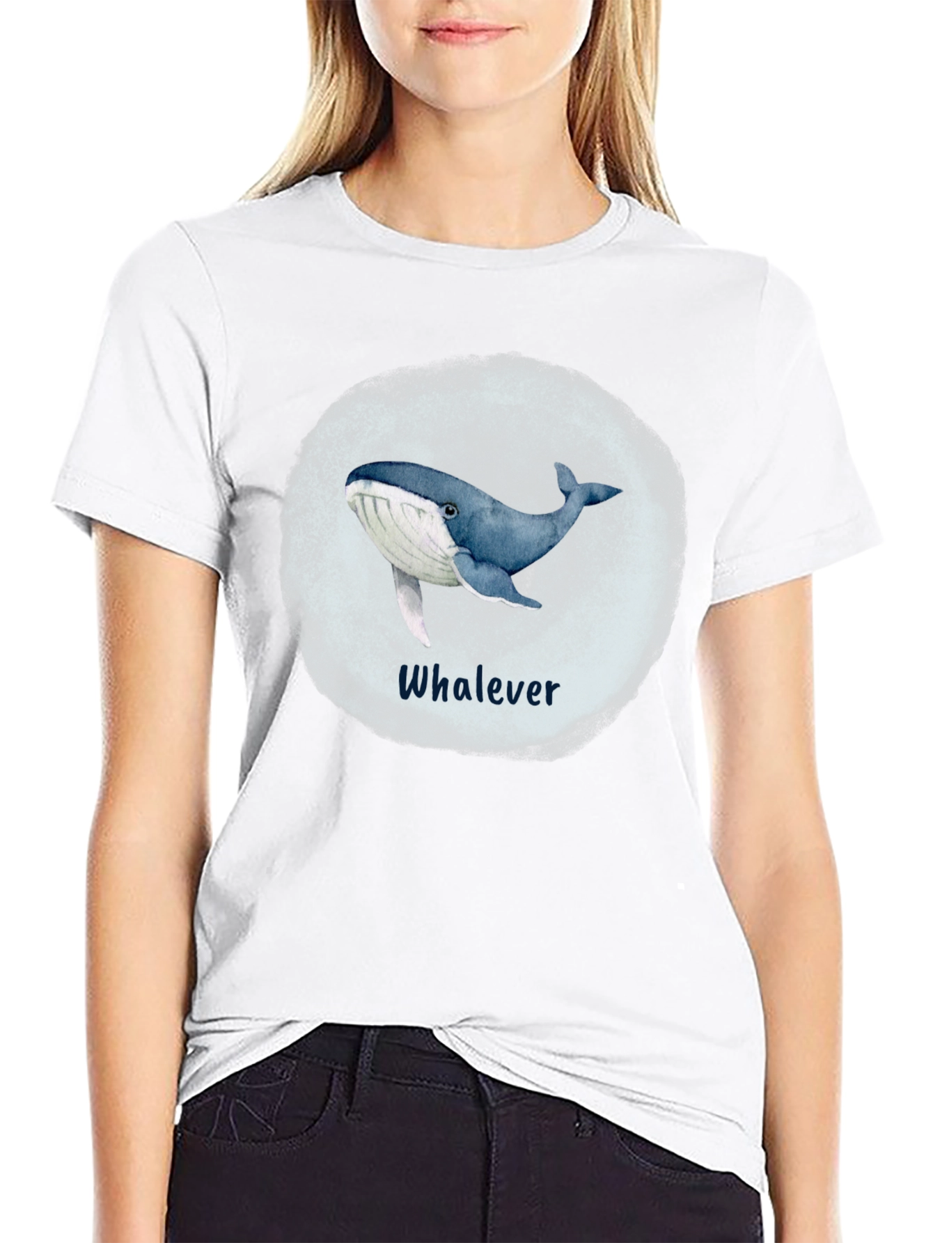 Whalever T-Shirt - Funny Whale Graphic Tee
