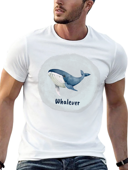 Whalever T-Shirt - Funny Whale Graphic Tee
