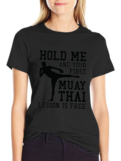 Muay Thai Lesson Free T-Shirt