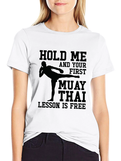 Muay Thai Lesson Free T-Shirt