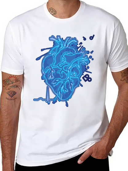 Electric Heartbeat Graphic Tee - Black