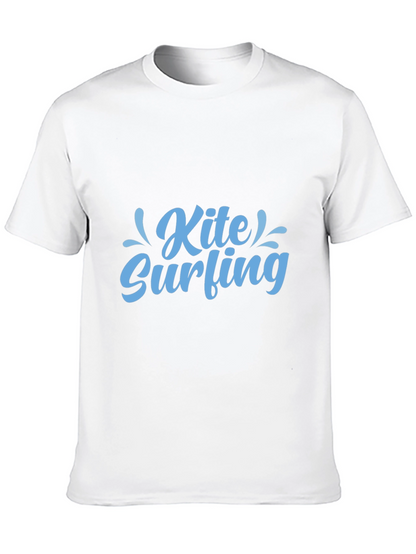 Kite Surfing Graphic Black Tee