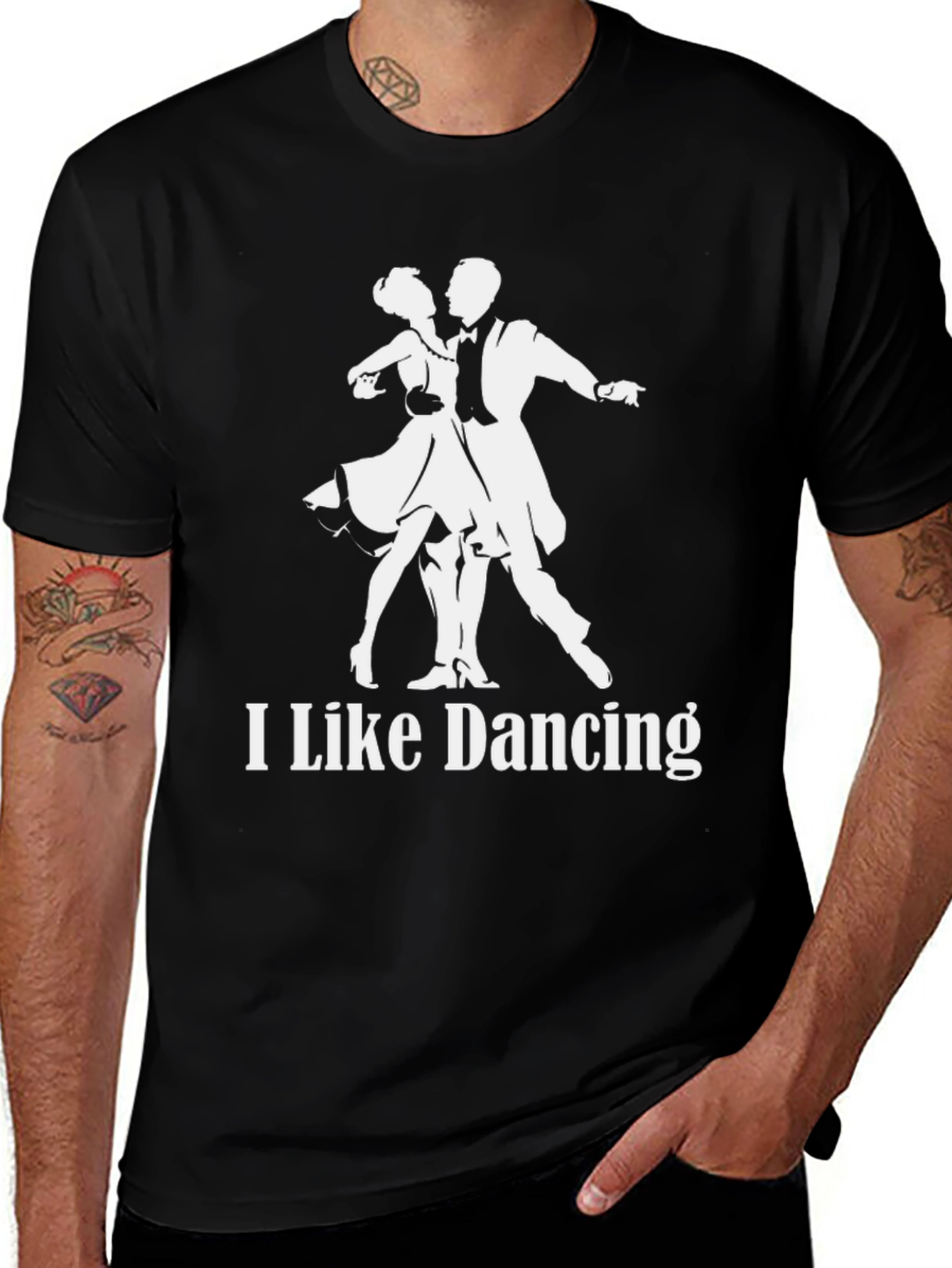 I Like Dancing Black T-Shirt