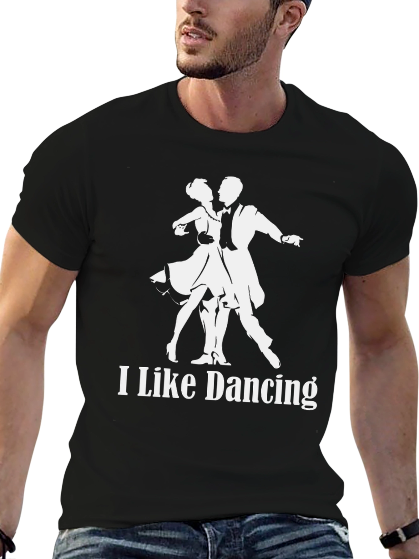I Like Dancing Black T-Shirt