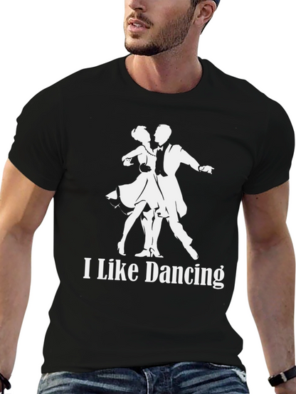 I Like Dancing Black T-Shirt