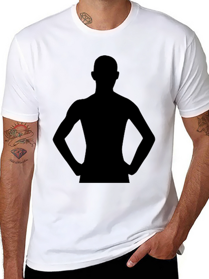 Silhouette Graphic Tee - Black Casual Shirt