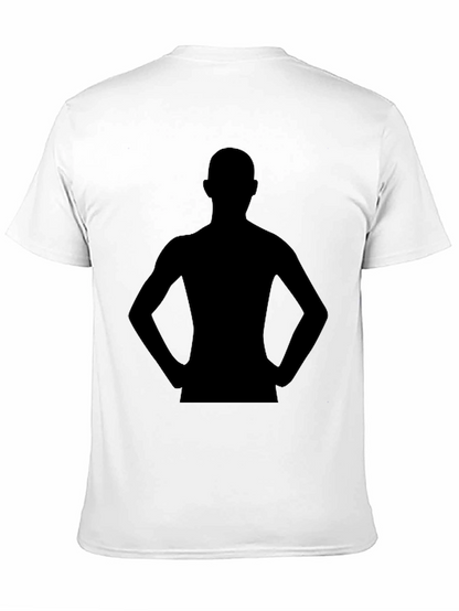 Silhouette Graphic Tee - Black Casual Shirt