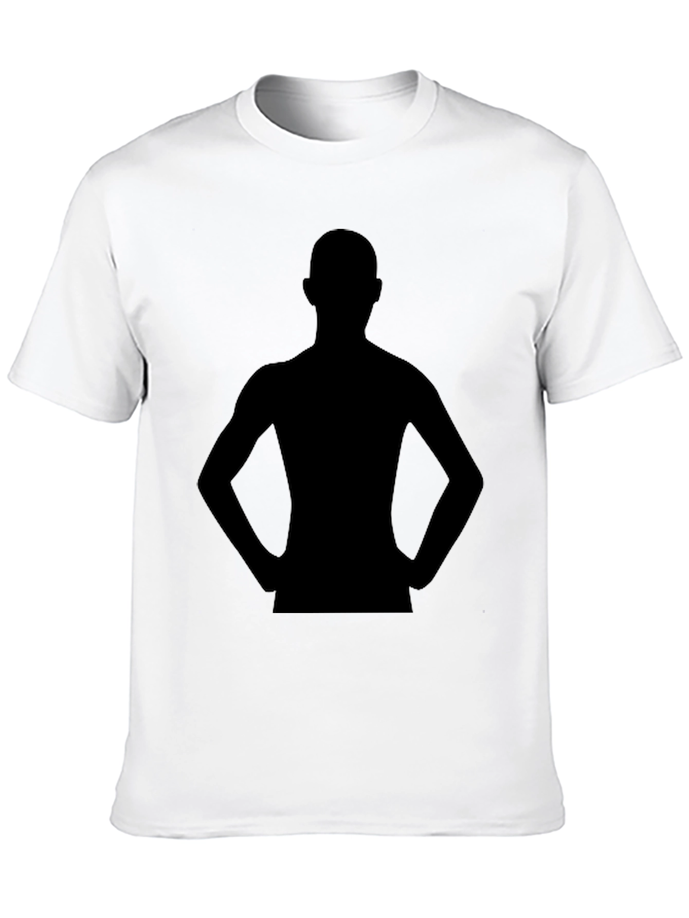 Silhouette Graphic Tee - Black Casual Shirt