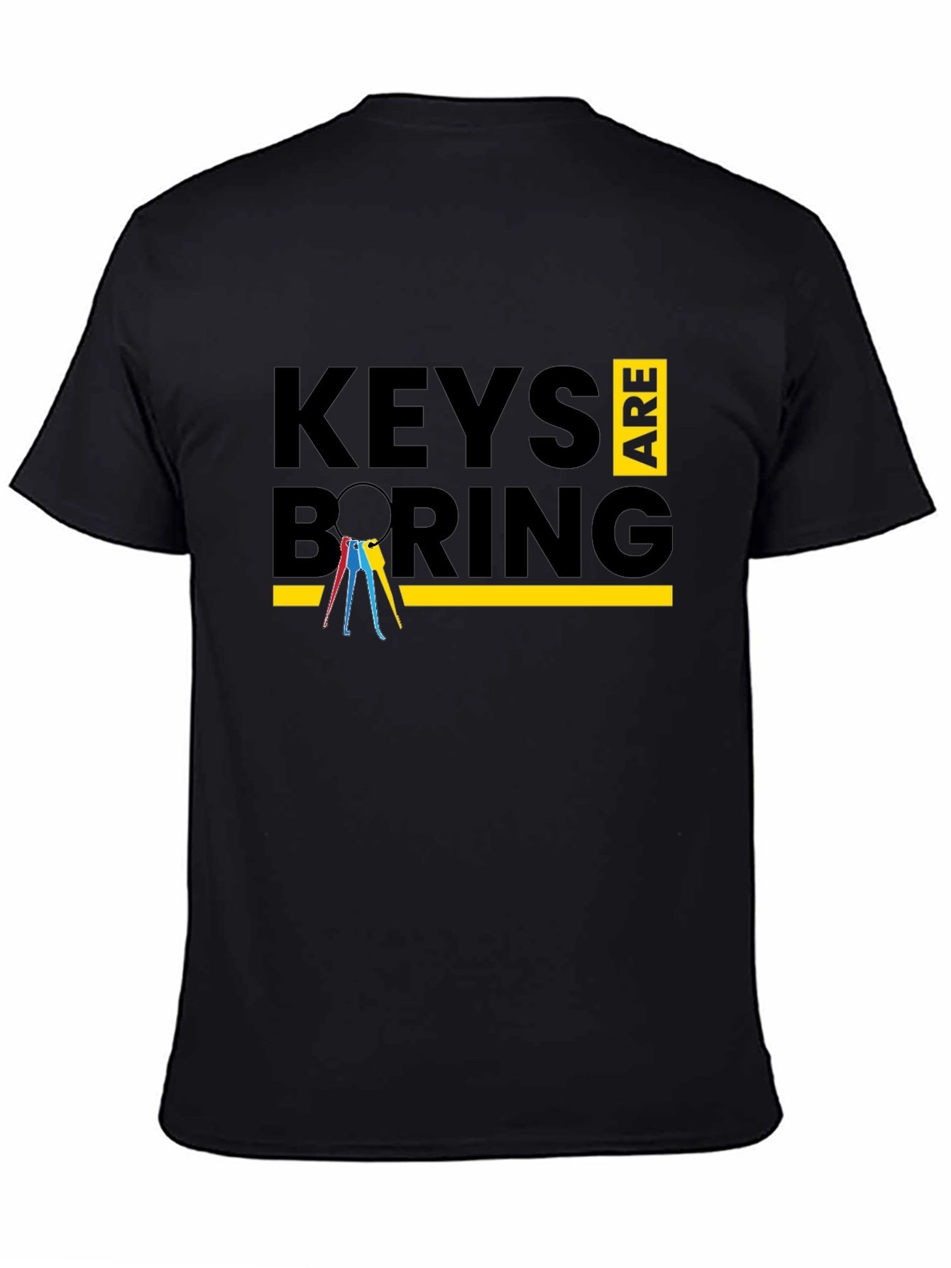 Keys Are Boring Graphic T-Shirt