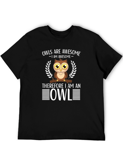 Awesome Owl Graphic Tee - Owls are Awesome