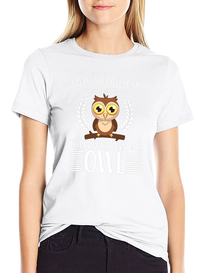 Awesome Owl Graphic Tee - Owls are Awesome