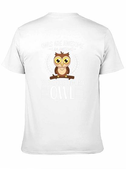 Awesome Owl Graphic Tee - Owls are Awesome