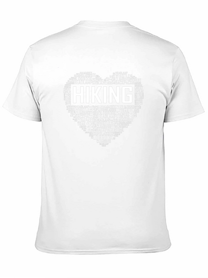 Hiking Heart Word Art T-Shirt