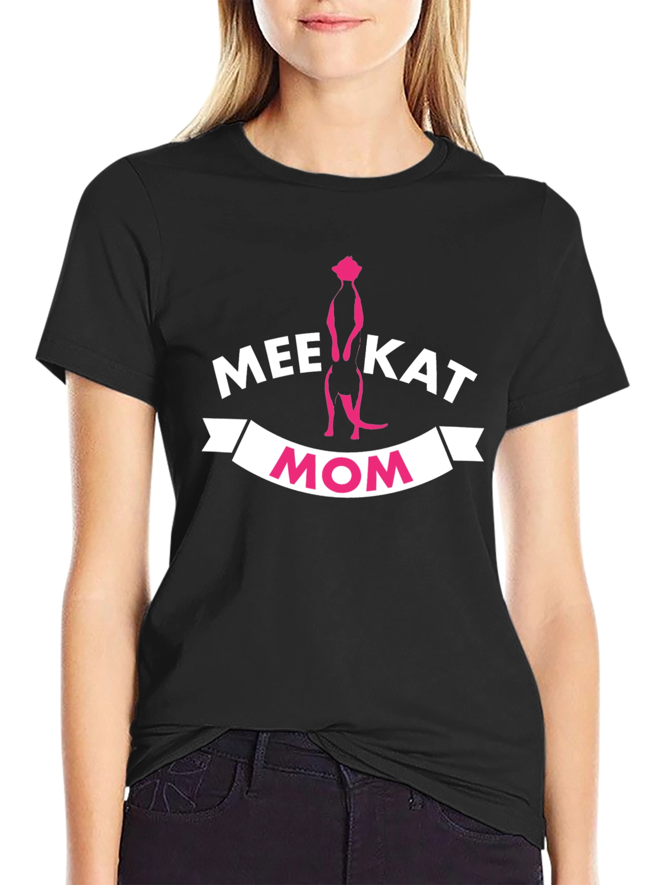 Meerkat Mom Graphic T-Shirt - Fun Novelty Tee