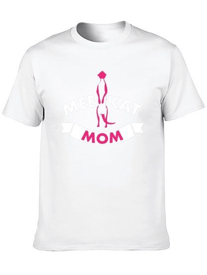 Meerkat Mom Graphic T-Shirt - Fun Novelty Tee
