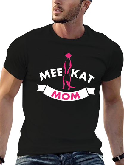 Meerkat Mom Graphic T-Shirt - Fun Novelty Tee