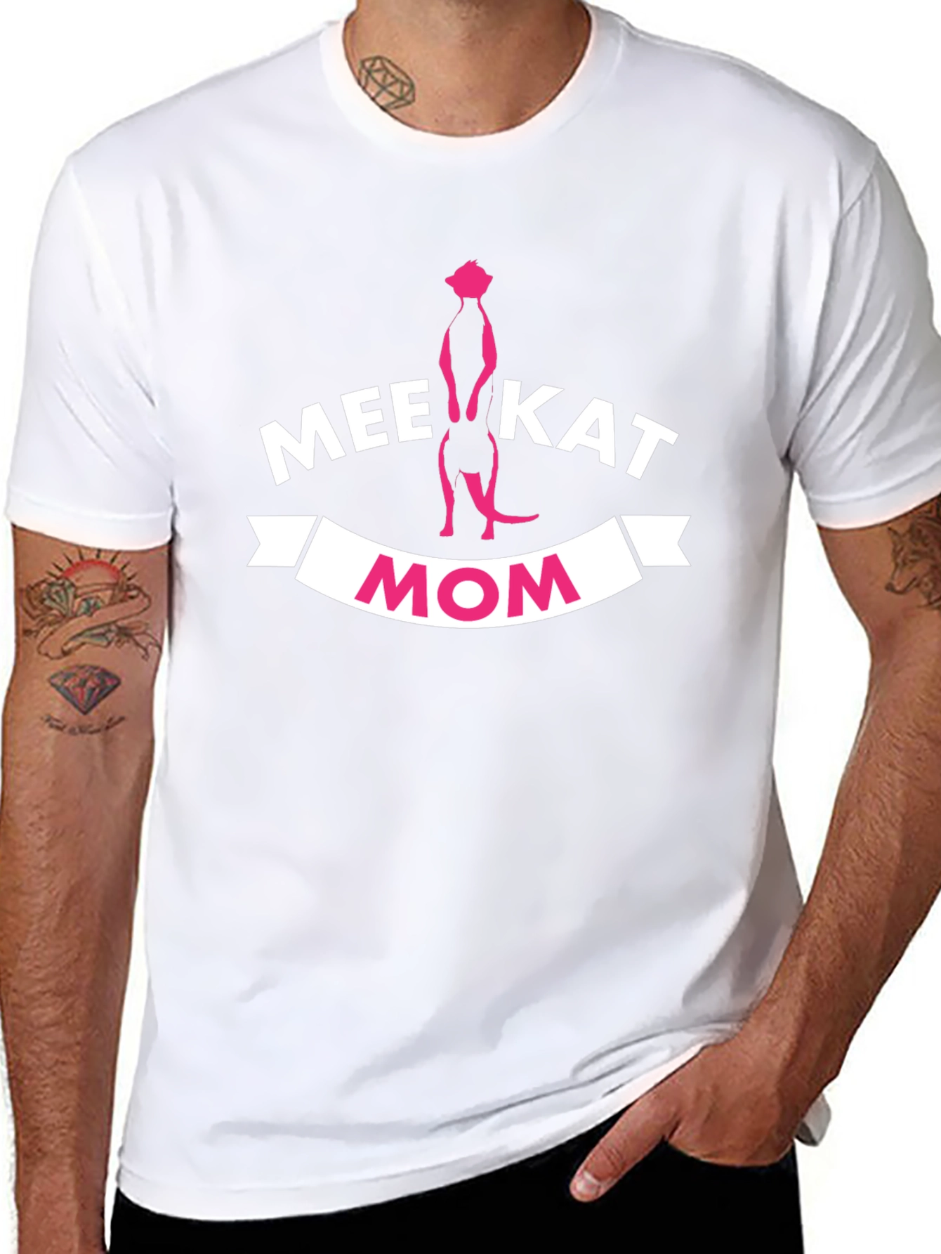 Meerkat Mom Graphic T-Shirt - Fun Novelty Tee