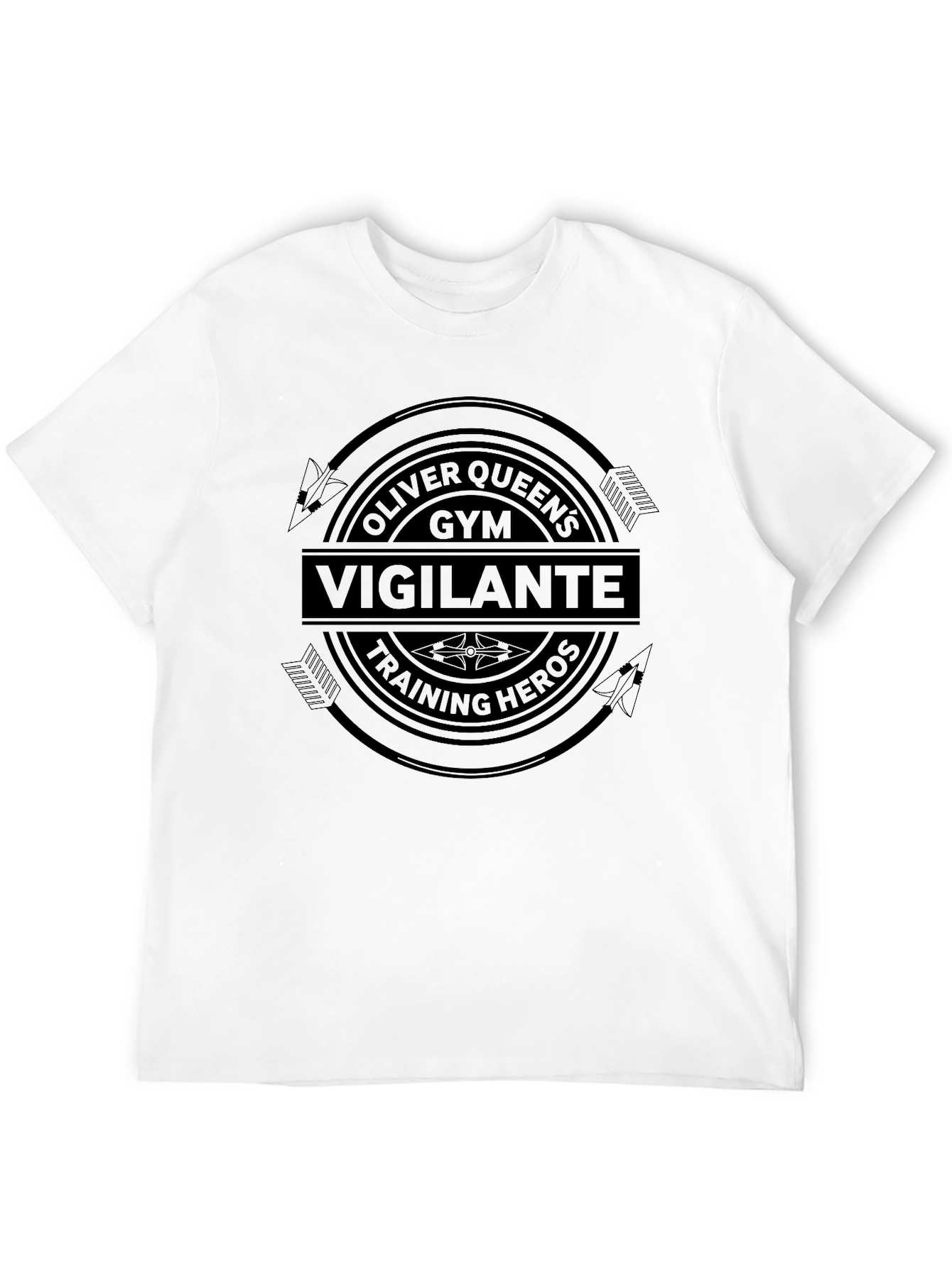 Oliver Queens Gym Vigilante Training Heroes T-Shirt