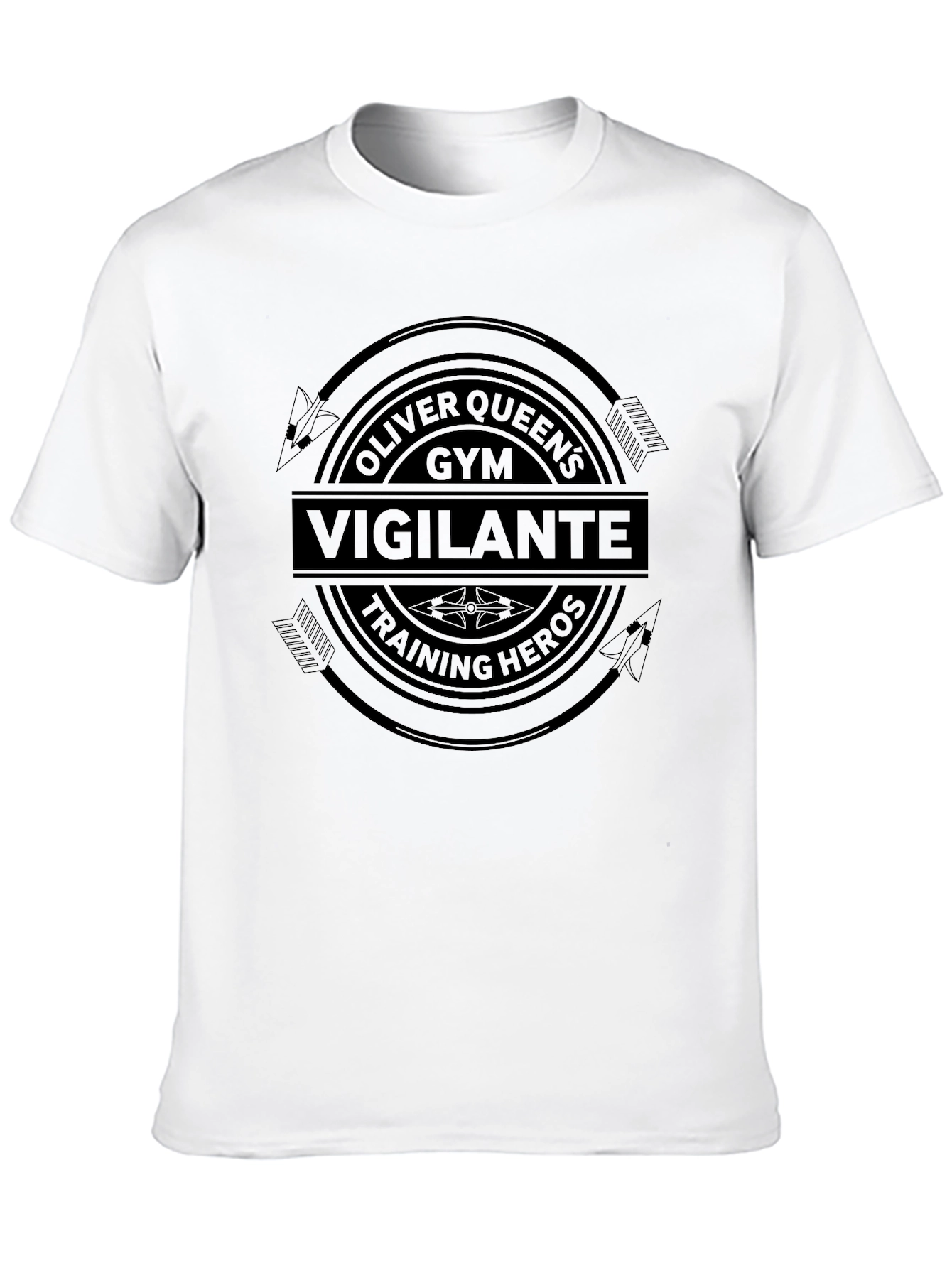 Oliver Queens Gym Vigilante Training Heroes T-Shirt
