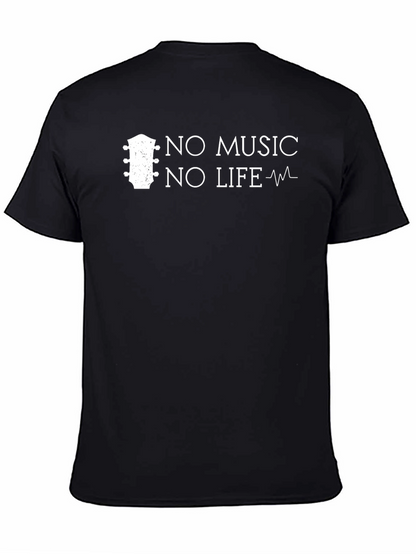 No Music No Life Graphic T-Shirt