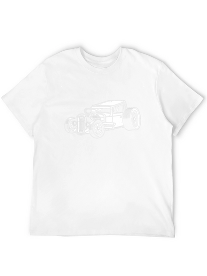 Cool Hot Rod Car Graphic T-Shirt - Black