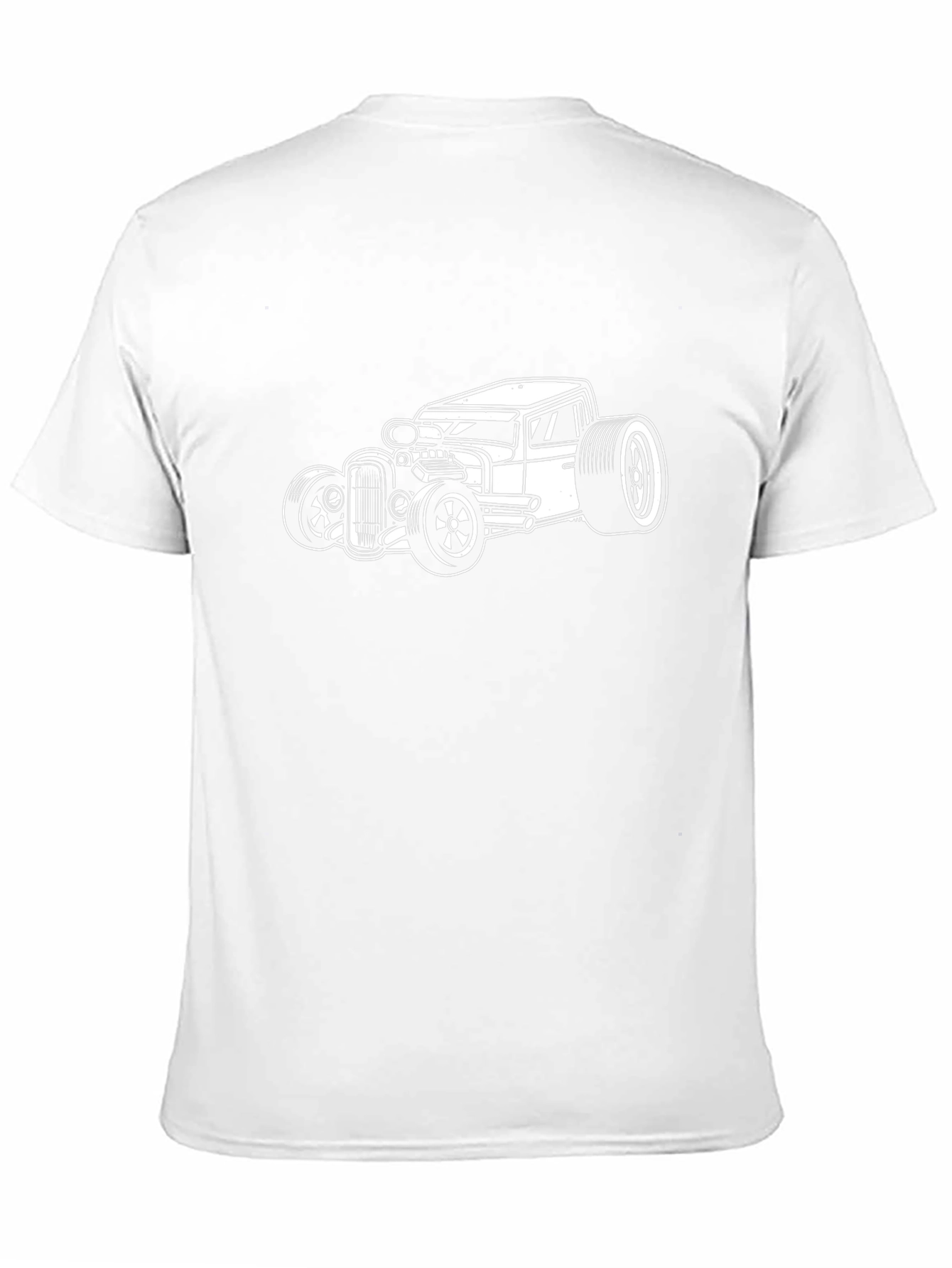 Cool Hot Rod Car Graphic T-Shirt - Black