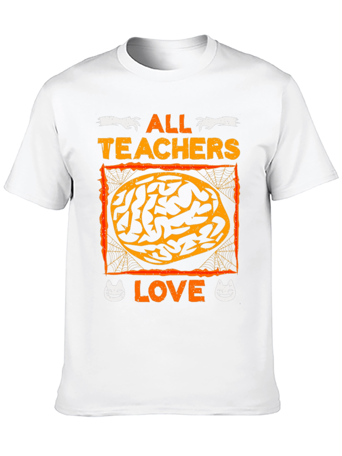 Halloween Teachers Love Brains T-Shirt