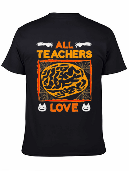 Halloween Teachers Love Brains T-Shirt