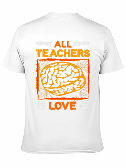 Halloween Teachers Love Brains T-Shirt